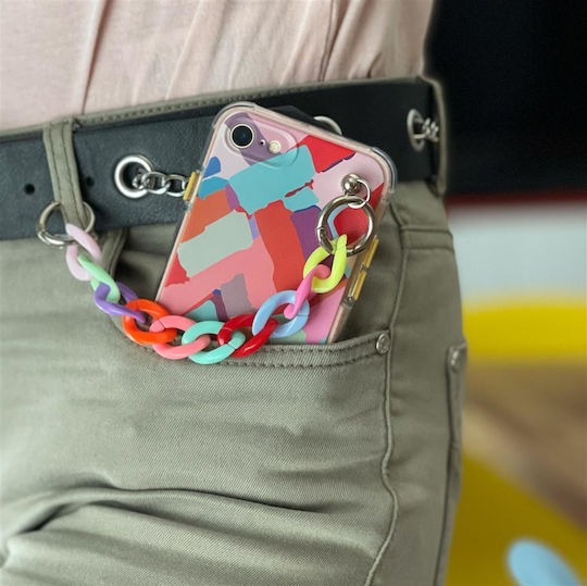 Color Chain Back Cover Πλαστικό με Λουράκι Πολύχρωμο (Redmi 10 / 10 2022)