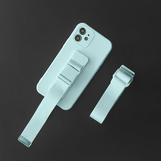 Rope Back Cover Σιλικόνης με Λουράκι Ροζ (Redmi Note 11 Pro)
