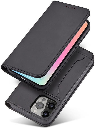 Magnet Card Book Silicone / Leather Black (Galaxy S23+)