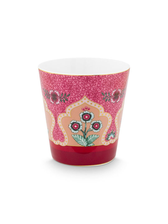 PiP Studio Flower Festival Porcelain Cup Pink 230ml