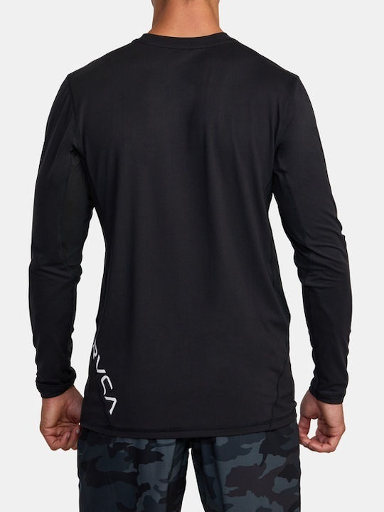 RVCA Men's Athletic Long Sleeve Blouse Black