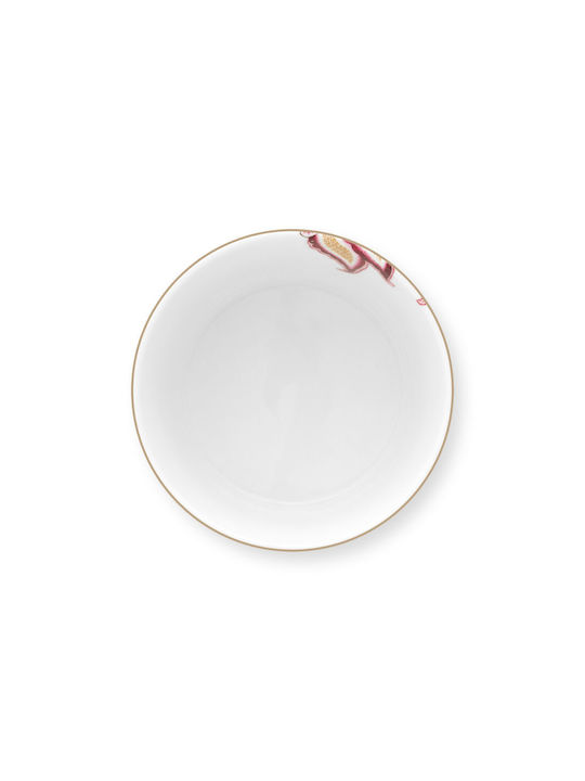 PiP Studio Flower Festival Serving Bowl Round made of Porcelain Pink 4pcs