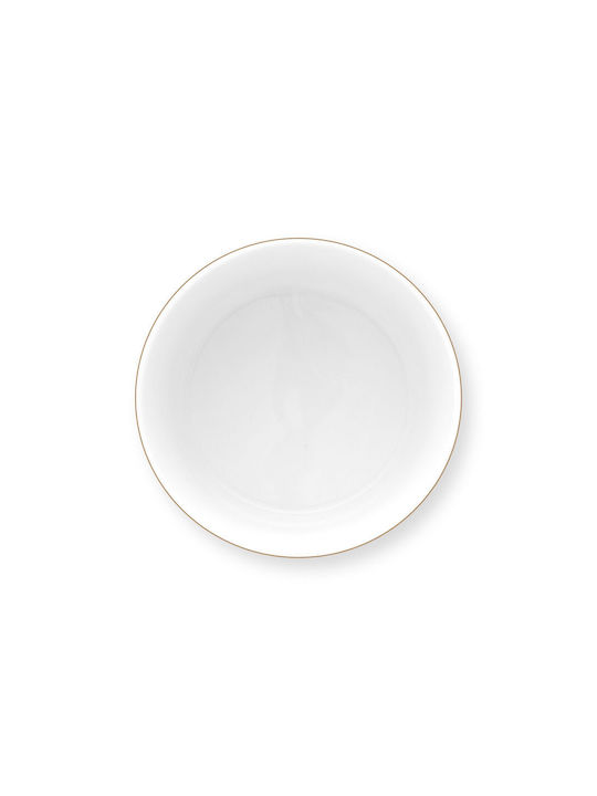 PiP Studio Flower Festival Serving Bowl Round made of Porcelain Pink 4pcs