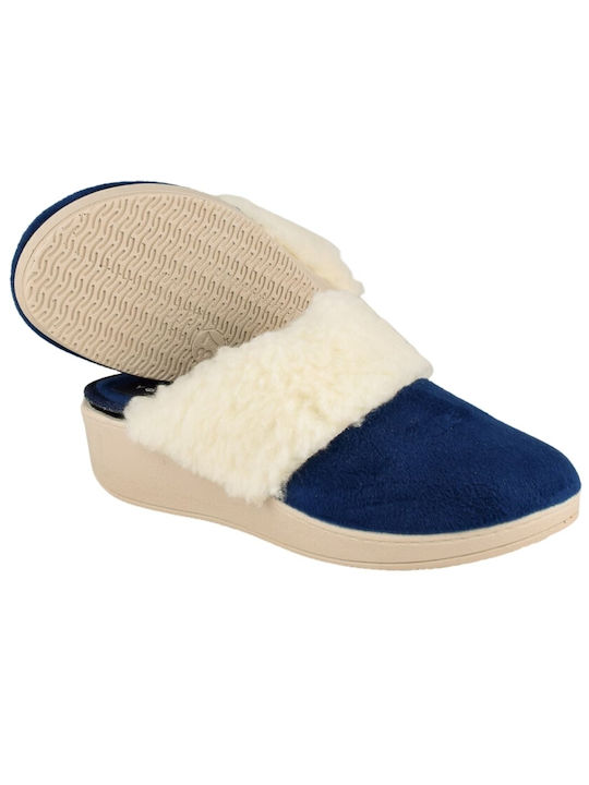 Yfantidis Women's Slippers Blue