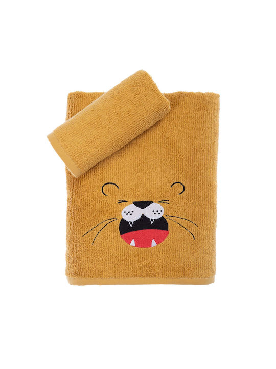 Nef-Nef Homeware Baby Body Towel Yellow Weight 420gr/m²