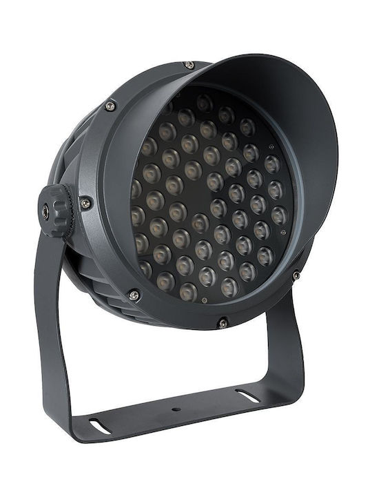 GloboStar Flooddimo Outdoor LED Wall Washer 54W with Natural White Light IP67 White