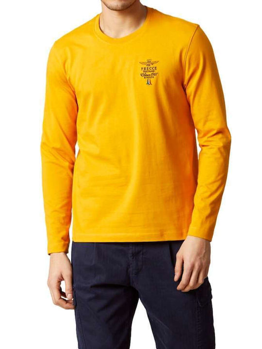 Aeronautica Militare Men's Long Sleeve Blouse Yellow