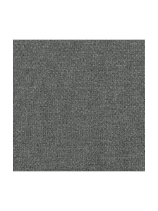 Dreisitzer Sofa Dunkles Grau 198x77x80cm