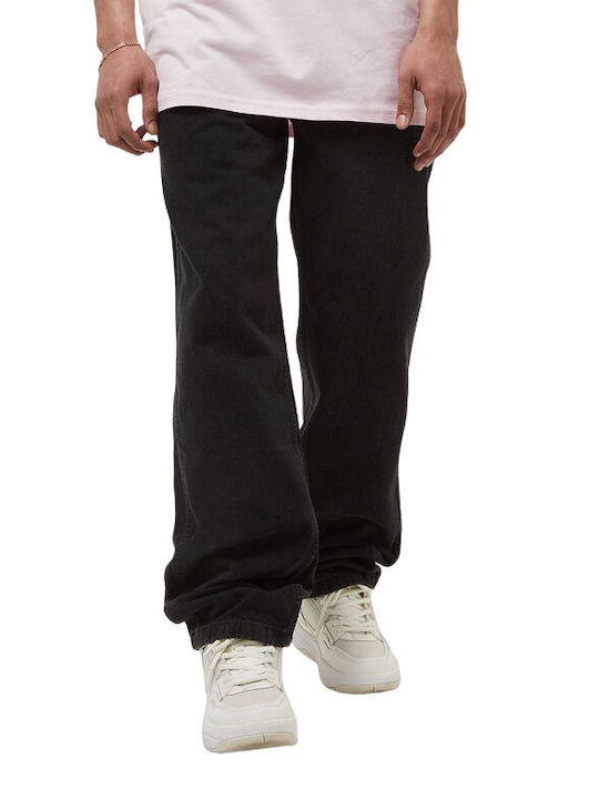 Ανδρικό Παντελόνι Τζιν με Loose Baggy Εφαρμογή Vintage Black