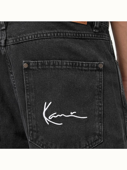 Ανδρικό Παντελόνι Τζιν με Loose Baggy Εφαρμογή Vintage Black