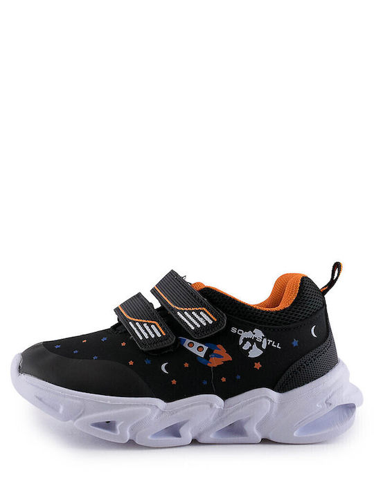 Kids Sneakers with Scratch Black