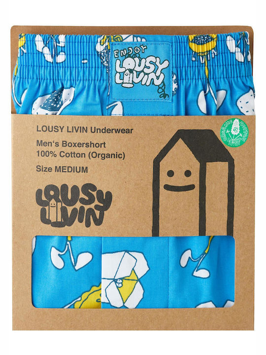 Lousy Livin Herren Boxershorts Blau 1Packung