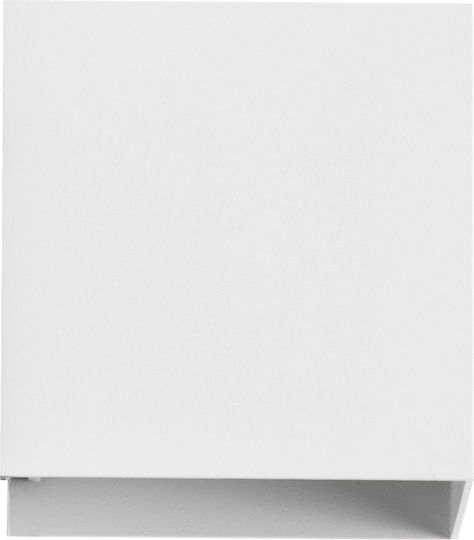 GloboStar Axis-s Wall-Mounted Outdoor Ceiling Lamp LED IP65 10W with Cool White Light Double Beam 10x10x10cm
