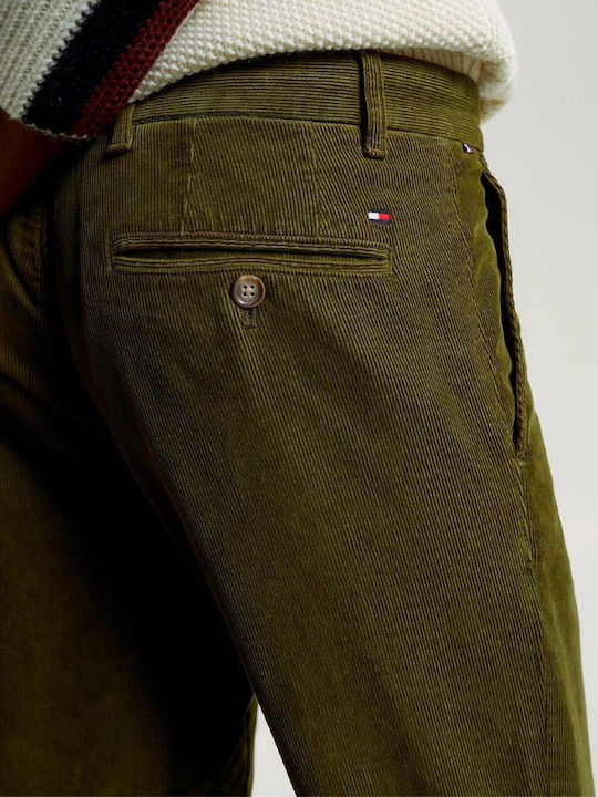 Fit Denton Παντελόνι Chino σε Ίσια Γραμμή Πράσινο