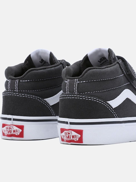 Ward Mid Kids Sneakers High with Scratch Black
