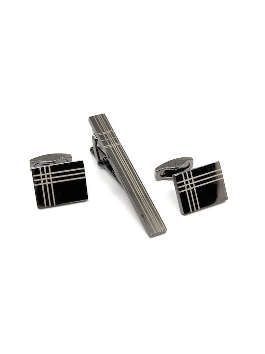 Legend Accessories Manschettenknöpfe in Schwarz Farbe