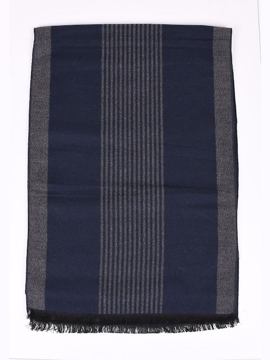 T & D Men's Scarf Blue