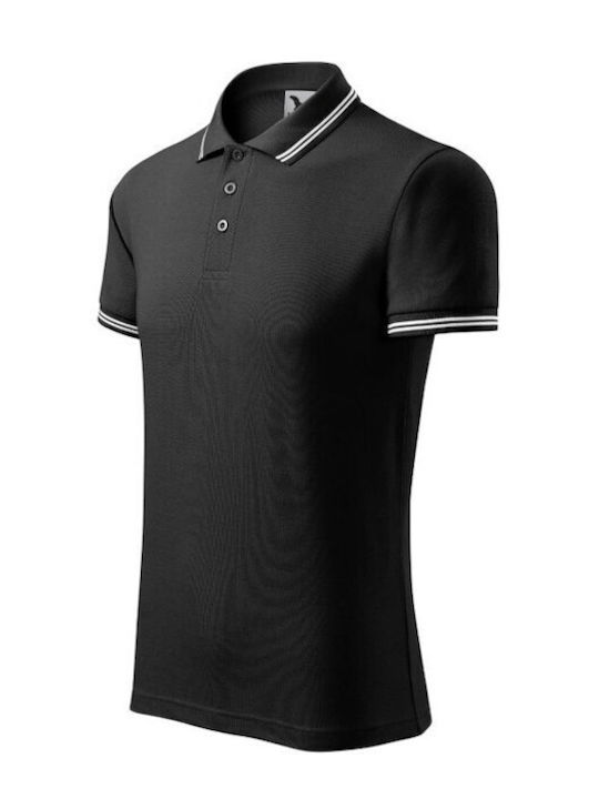 Adler Men's Short Sleeve Promotional Blouse Black