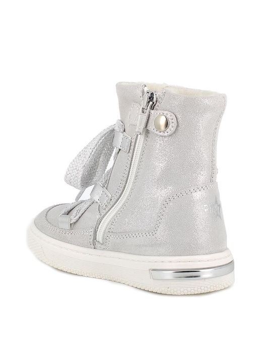 Primigi Kids Leather Boots Gray