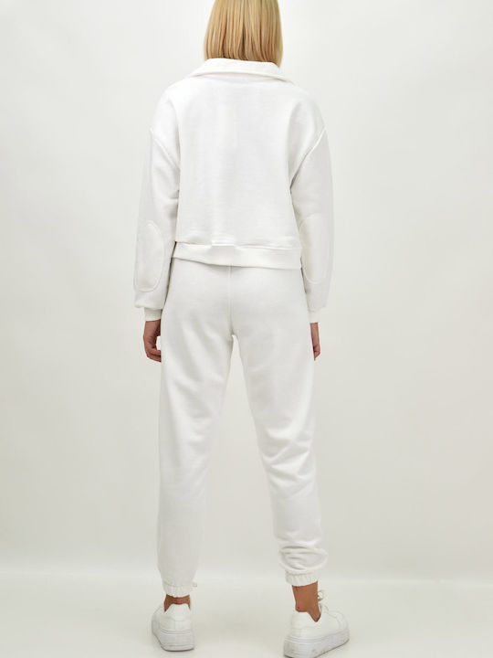 Sweatpants Set White