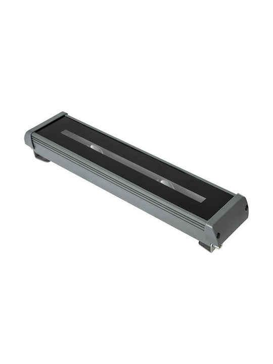 GloboStar Lampa De Podea Pentru Exterior LED Mașină De Spălat Pe Perete 18W RGBW IP67 Gri