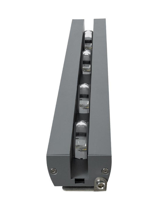 GloboStar Lampa De Podea Pentru Exterior LED Mașină De Spălat Pe Perete 36W Cu Lumină Alb Natural IP67 Gri