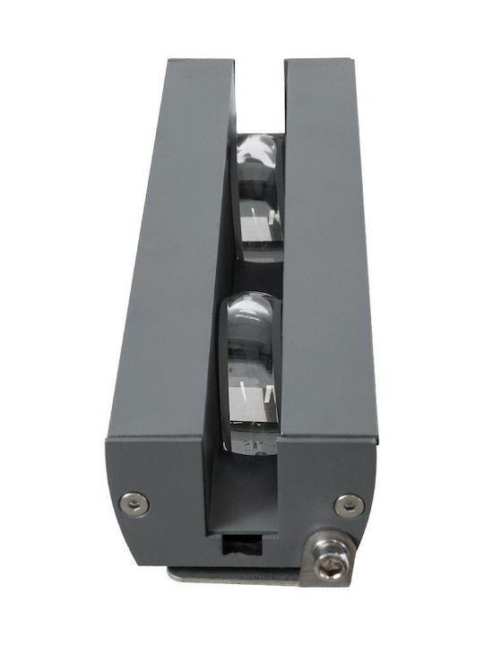 GloboStar Lampa De Podea Pentru Exterior LED Mașină De Spălat Pe Perete 18W RGBW IP67 Gri