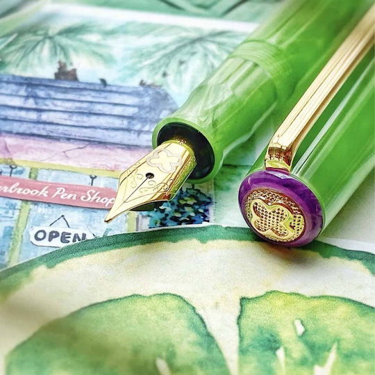 Esterbrook Pens Schreibfeder Mittel Grün aus Stahl
