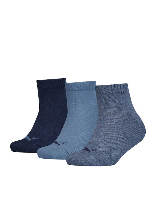 PUMA Kindersocken Invisible 3p Blau 3 Paar