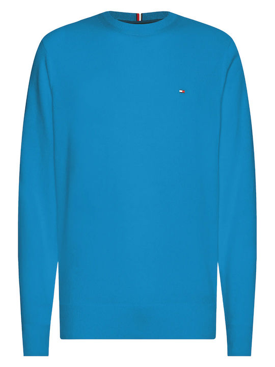 Tommy Hilfiger Langarm-Pullover Türkis