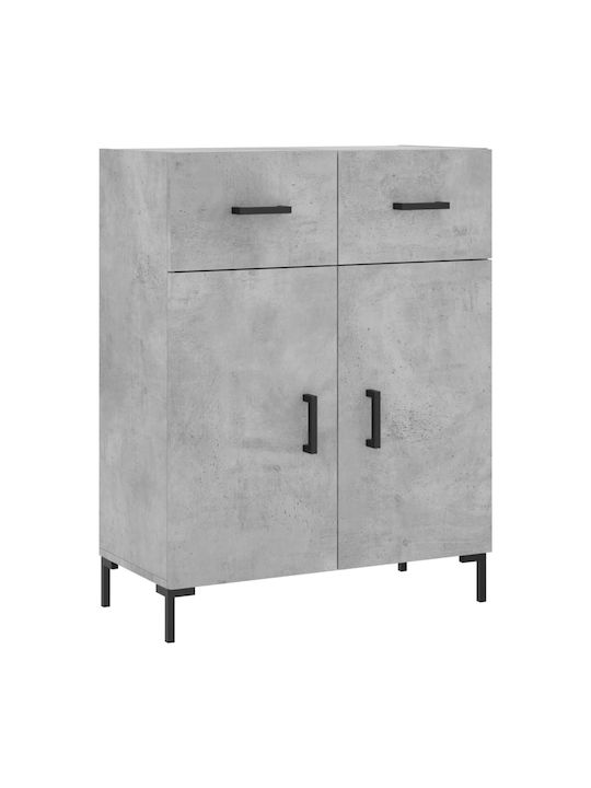 În picioare pe podea de Birou Lemnoasă Gri 69.5x34x180cm