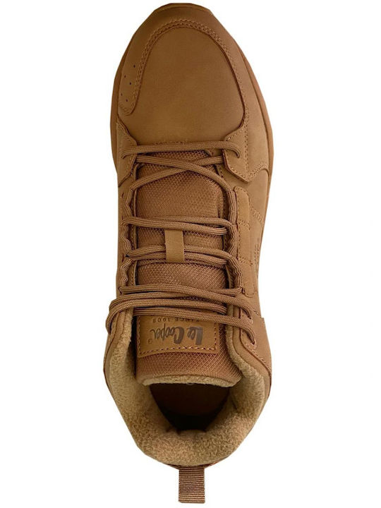 Lee Cooper Μποτάκι Εργασίας Καφέ με Πιστοποίηση (M)