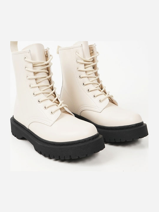 Women's Ankle Boots Beige