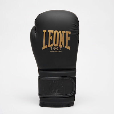 Leone 1947 Synthetic Leather Boxing Competition Gloves Black