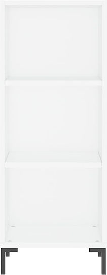 Wohnzimmer Nischenschrank aus Spanplatte Weiß 34,5x34x180cm