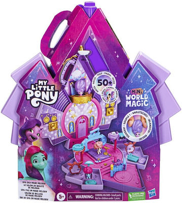 Hasbro Miniatur-Spielzeug World Magic Mane Melody Spa Day Mein kleines Pony für 5+ Jahre