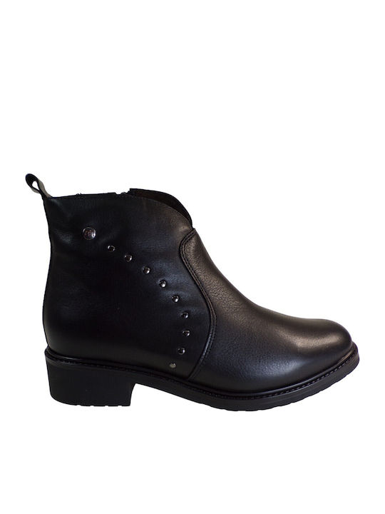 Ghete dama de piele Negru