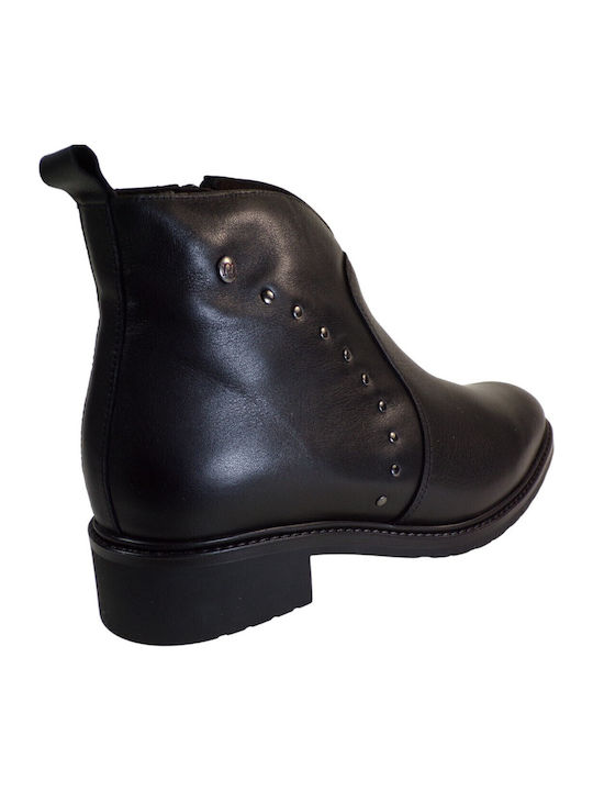 Ghete dama de piele Negru