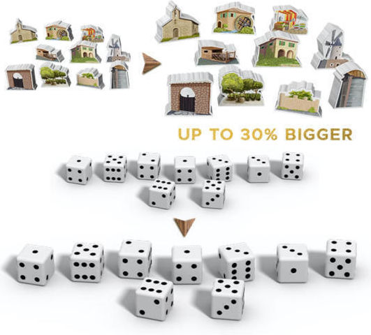 Board Game La Granja La Granda Size for 1-4 Players 14+ Years Old (EN) Board & Dice