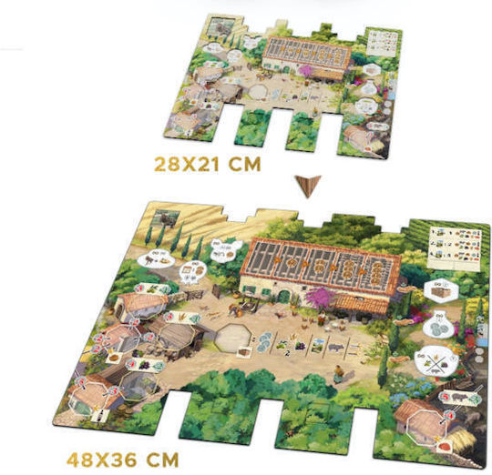 Board Game La Granja La Granda Size for 1-4 Players 14+ Years Old (EN) Board & Dice
