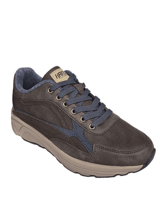 Nobrand Herren Sneakers Braun