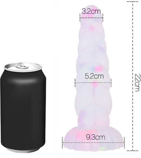 DMM MAA Glass Dildo With Suction Cup Transparent