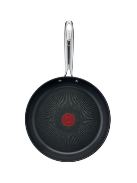 Tefal Duetto+ Pans Set of Stainless Steel with Ceramic Coating Silver 3pcs