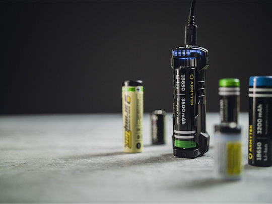 Armytek Handy C1 VE Încărcător Baterii Li-ion/Ni-Cd/Ni-MH Dimensiune AA/AAA/18650/16340/14500
