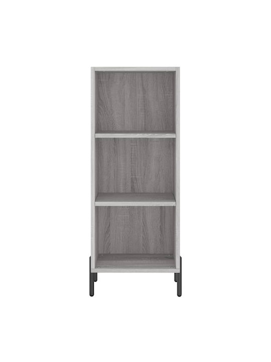 Bookcase Grey 34.5x34x180cm