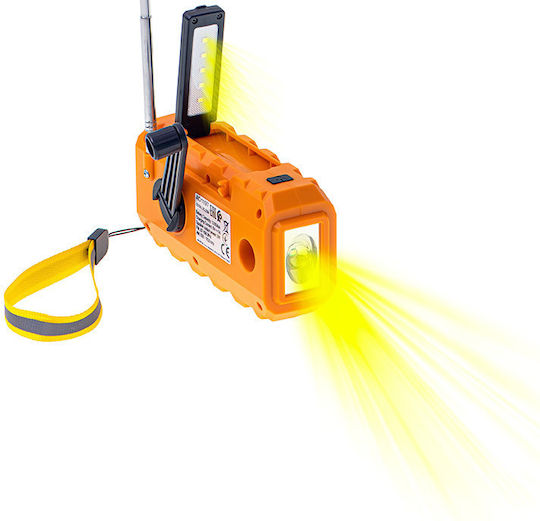 Adler AD-1197 Tragbares Radio Solar mit USB Orange