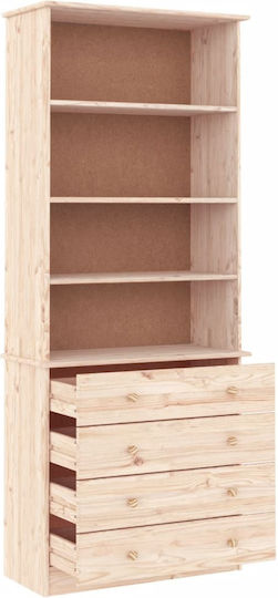 Βιβλιοθήκη Μπεζ 77x35x186.5εκ.