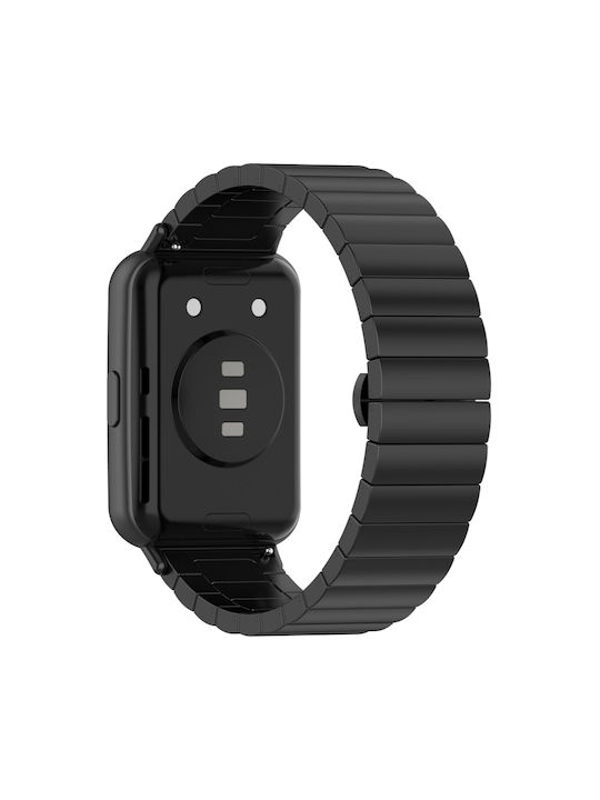 One-bead Metal Strap Stainless Steel Black (Huawei Watch Fit 2)