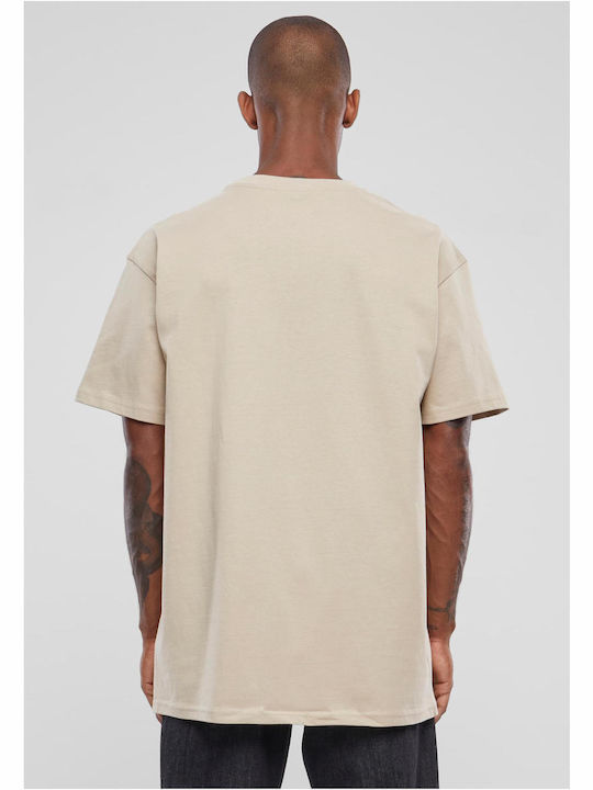 Men's Short Sleeve Undershirt Beige