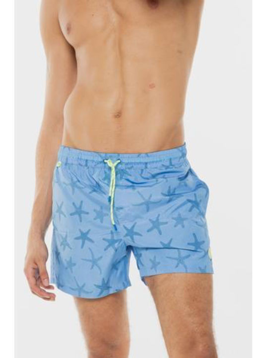 North Sails Men's Swimwear Shorts Blue with Patterns